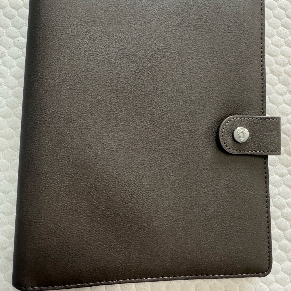Lux Productivity Planner with inserts, Taupe